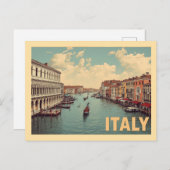 Vintage Venice Travel Briefkaart (Voorkant / Achterkant)