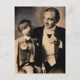 Vintage Ventriloquist Dummy Briefkaart