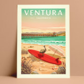 Vintage Ventura California Briefkaart