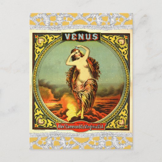 Vintage Venus Ephemera Briefkaart (Voorkant)