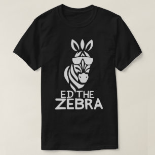 Vintage Vergeet Ed de Zebra Nooit T-shirt