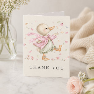 Vintage Verhaalboek Eendje Baby Shower Bedankt