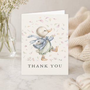 Vintage Verhaalboek Eendje Baby Shower Bedankt