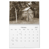 Vintage Verlaten Barn in de Ozarks Kalender (Feb 2027)