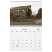 Vintage Verlaten Barn in de Ozarks Kalender (Jan 2027)