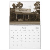 Vintage Verlaten Barn in de Ozarks Kalender (Mar 2026)