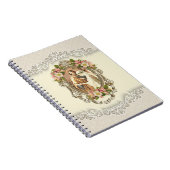 Vintage Verloving voor religieuze weddenschappen Notitieboek (Rechterzijde)