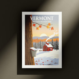 Vintage Vermont Briefkaart