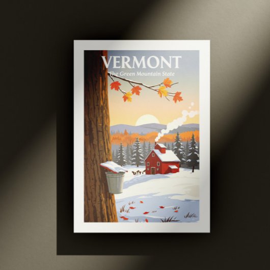 Vintage Vermont Briefkaart