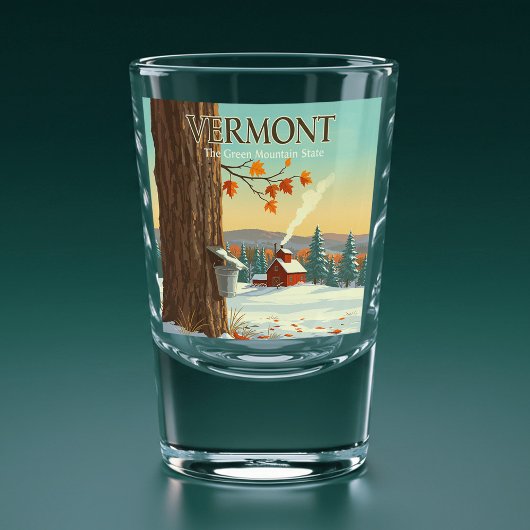 Vintage Vermont Shot Glas