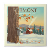 Vintage Vermont Tegeltje (Voorkant)