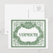Vintage Vermouth Briefkaart (Voorkant / Achterkant)