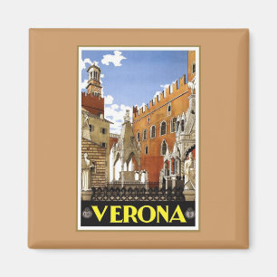 Vintage Verona Italië Magneet