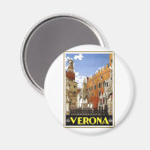 Vintage Verona Italië Magneet (Voorkant / Achterkant)