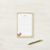 Vintage verouderd papier scrapbook notities post-it® notes (Op bureau)