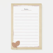 Vintage verouderd papier scrapbook notities post-it® notes (Voorkant)