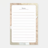 Vintage verouderd papier scrapbook notities post-it® notes (Voorkant)