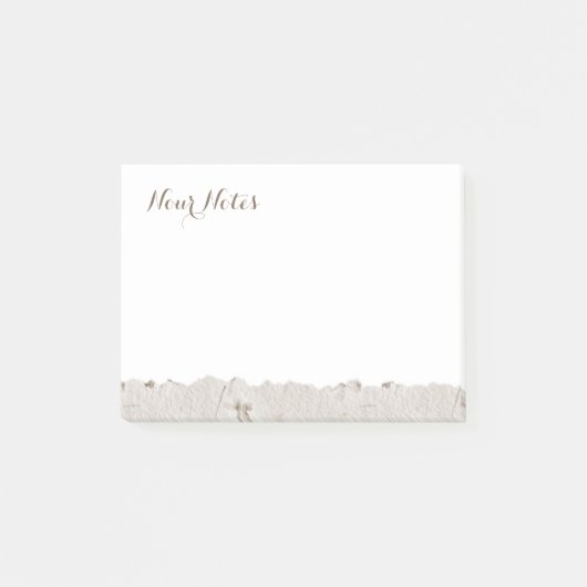 Vintage verouderd papier scrapbook notities post-it® notes (Voorkant)