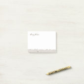 Vintage verouderd papier scrapbook notities post-it® notes (Op bureau)