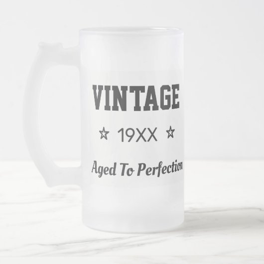 Vintage verouderd tot perfectie Mok (Links)