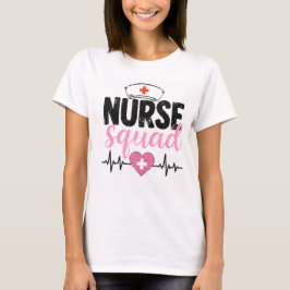 Vintage verpleegsterssquad T-shirt | Grappig RN-di