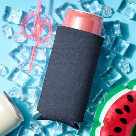 Vintage versleten cognackleren textuur seltzer blikjeskoeler (Insitu Zomer)