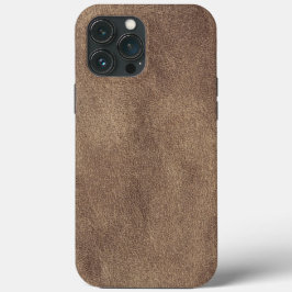 Vintage versleten cognackleurige lederen textuur Case-Mate iPhone case