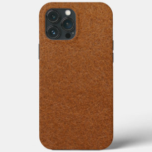 Vintage versleten cognackleurige leerstructuur Case-Mate iPhone case