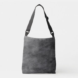 Vintage versleten cognacleer textuur crossbody tas
