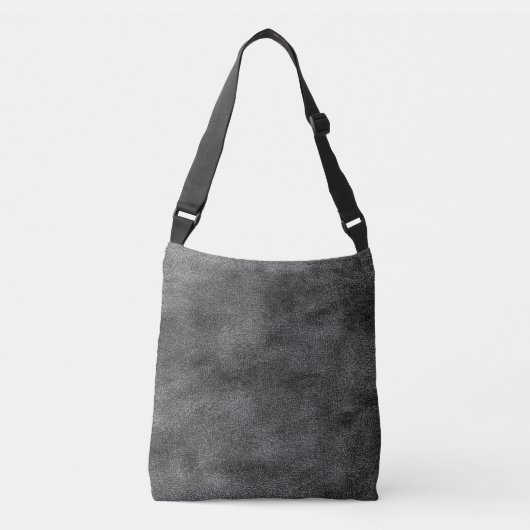Vintage versleten cognacleer textuur crossbody tas (Voorkant)