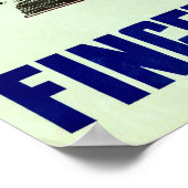 Vintage Verspreid de ziekte niet door Poster (Hoek)