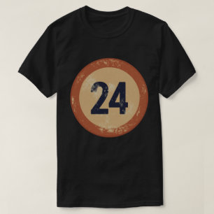 Vintage Vervallen Nummer 24 T-shirt
