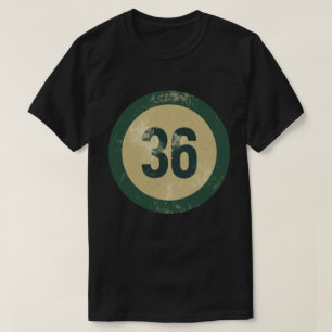 Vintage Vervallen Nummer 36 T-shirt