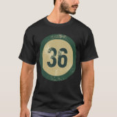 Vintage Vervallen Nummer 36 T-shirt (Voorkant)