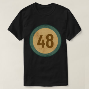 Vintage Vervallen Nummer 48 T-shirt