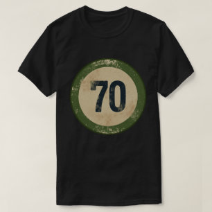 Vintage Vervallen Nummer 70 T-shirt