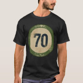 Vintage Vervallen Nummer 70 T-shirt (Voorkant)
