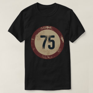 Vintage Vervallen Nummer 75 T-shirt