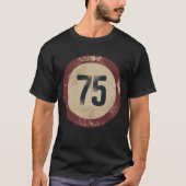 Vintage Vervallen Nummer 75 T-shirt (Voorkant)