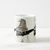 Vintage Vervo, Vliegtuig Onderhoud Koffiemok (Center)