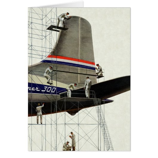 Vintage Vervoer, Vliegtuig Onderhoud (Voorkant)