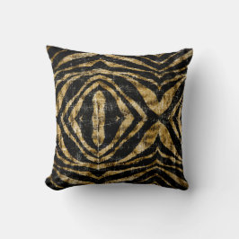 Vintage Vervuild Grunge Zebra Dierprint Kussen