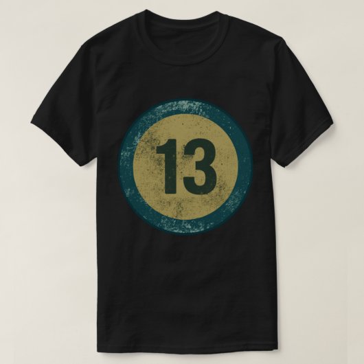 Vintage Vervuild Nummer 13 T-shirt (Design voorkant)