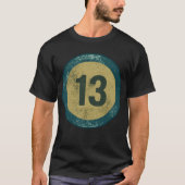 Vintage Vervuild Nummer 13 T-shirt (Voorkant)