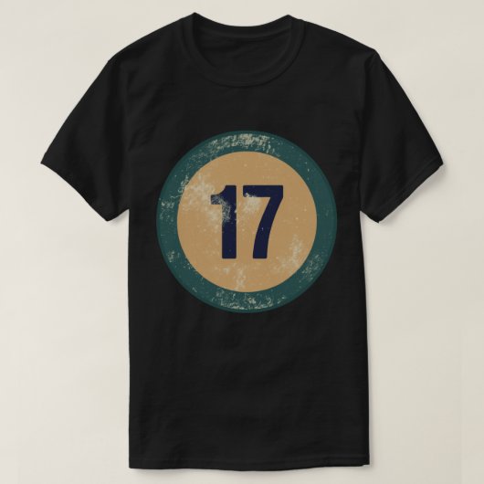 Vintage Vervuild Nummer 17 T-shirt (Design voorkant)