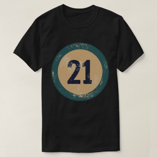 Vintage Vervuild Nummer 21 T-shirt (Design voorkant)