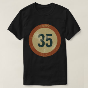 Vintage Vervuild Nummer 35 T-shirt