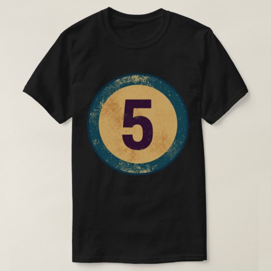 Vintage Vervuild Nummer 5 T-shirt (Design voorkant)
