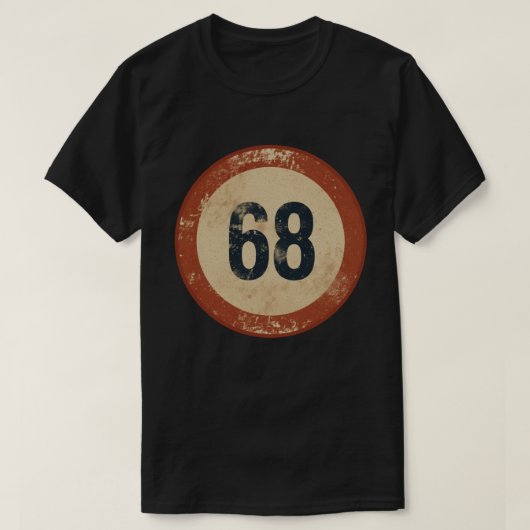 Vintage Vervuild Nummer 68 T-shirt (Design voorkant)