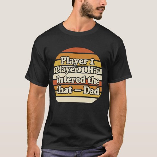 Vintage Vervuild Strepen Jaren 70 T-shirt (Voorkant)
